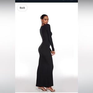 Nwt black long dress